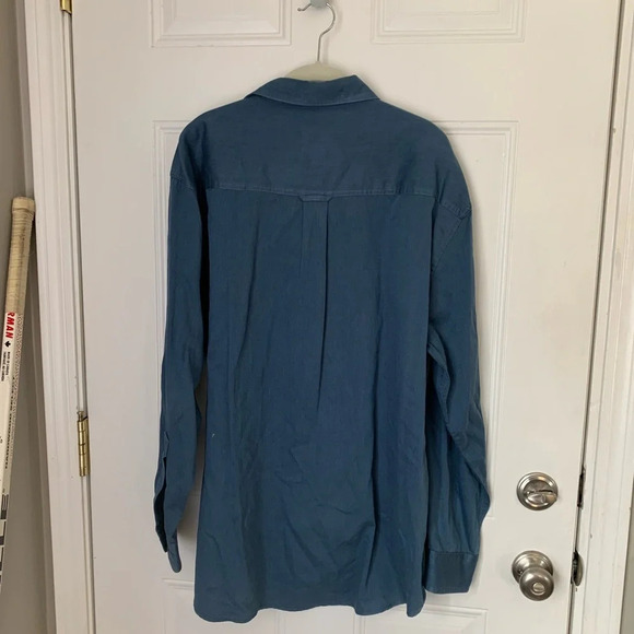 Woolrich Storm Blue Button-Up - Picture 3 of 3